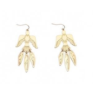 NEW LESLIE CURTIS women's tallulah earrings in gold